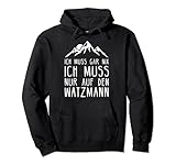 Watzmann I Alpen Wandern Motiv für Bergsteiger Pullover Hoodie