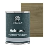 Lignocolor® Holzlasur (750ml Olivgrau) schützende Lasur für Außen & Innen Wasserbasis