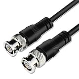 BNC RG-59/U Kabel, 9 m, BNC-Stecker auf Stecker, Verlängerungsstecker, Adapter, RF Professional RG-59/U Grade Koaxialkabel, Klinkenstecker für Video-Sicherheitskamera, Überwachungskamera,