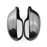 Wing Mirror Cover Cap for VW for Golf MK5 GTI for Jetta 5 for Passat B6 B5.5 Car Accessories Wing Side Mirror Cover Rearview Mirror Cap Gehäuse Rearview Mirror Cover (Color : 2)