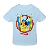 Spreadshirt Yakari Buntstifte Kinder Bio-T-Shirt, 152, Hellblau