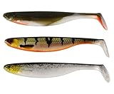 Westin Shad Teez 10cm 6g - 3 Gummifische, Farbe:3 Farben wie abgeb