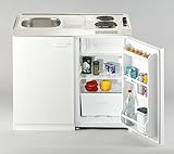respekta Pantry 100 Miniküche Breite 100 cm mit Kühlschrank