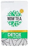 WOW TEA Minz-Detox-Tee, Tiefenreinigung des Körpers mit Pfefferminze und Bergamotte, 21-Tage-Programm, Schlankheits- und Antioxidantien-Formel, 150g