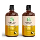 green idea AVOCADO-Öl kaltgepresst 100% reines Gold für Haut Haare Nägel Gesichtsöl Körperöl vegan Anti-Aging Anti-Falten natürliche Intensivpflege Feuchtigkeitscreme 100 ml (2)