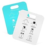 WATIIFUFU 2er Set Faltbrett Für Shirts Faltbrett Für Erwachsene Und Hellblau Praktische Falthilfe Für Hemden Und T Shirts Ideal Zum Effizienten Falten Von Kleidung