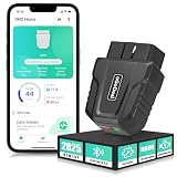 OBD2 Diagnosegerät, OBD2 Bluetooth 5.4 Auslesegerät Auto OBD2 Code Scanner OBDII Diagnosegerät Auto für Fahrzeuge Mit Alle System Diagnose Fahrzeugleistungstest für iPhone &