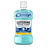 Listerine Total Care Zahnstein-Schutz (600 ml) mit neuer Formel, schützende Mundspülung zur Vorbeugung von Zahnstein mit 6 in 1 Wirkung, Rundumschutz vor Zahnstein