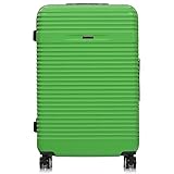 OCHNIK Großer Koffer | Hartschalenkoffer | Material: ABS | Farbe: grün | Größe: L | Maße: 76x51x30cm | Volumen: 97 Liter | 4 Rollen | Hohe Qualität