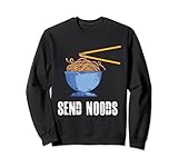 Send Noods Funny Food Pasta Ramen Noodle Sweatshirt