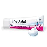 MediGel 50 g zur Wundheilung - bei akuten Wunden - reduziert die Narbenbildung - ohne Klebegefühl - Hydroaktives Lipogel mit Zink & Eisen