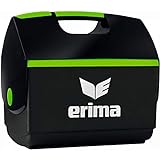 Erima Erwachsene Eisbox, schwarz/Green Gecko, 10 l