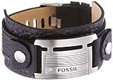 Fossil Herren Armband Fossil Logoplatte