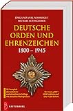 Deutsche Orden und Ehrenzeichen 1800 – 1945