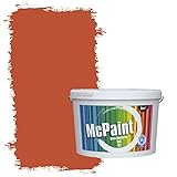 McPaint Bunte Wandfarbe Terracotta - 5 Liter - Weitere Orange Farbtöne Erhältlich - Weitere Größen Verfügbar