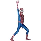 KKUUYY Spiderman Kostüm,(Size: Child 140/XL)