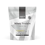 Amazon-Marke: Amfit Nutrition Molkeproteinpulver 1kg - Vanille (ehemals PBN)