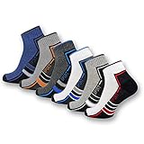 6 oder 12 Paar SPORT Sneaker Socken Herren mit verstärkter Frotteesohle Sportsocken Baumwolle 16215/20 (43-46, 6 Paar)
