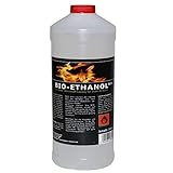 1 Liter Bio Ethanol (Bioethanol, hochwertiger reiner Naturbrennstoff mit einem Ethanolgehalt von 96% inkl. Microfasertuch von E-Com24