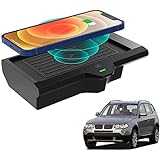 QXIAO Wireless Charger Pad for BMW X3 G01 2018-2022,Fit for BMW X4 2019 2020 2021 2022 Accessories,Wireless Charging Center Console Mat Organizer for iPhone,Samsung,Huawei,Any Qi Phone