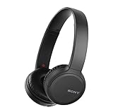 Sony WH-CH510 kabellose Bluetooth Kopfhörer (kraftvoller Klang, eingebauter Sprachassistent, Quick Charge, bis zu 35 Stunden Akkulaufzeit, wireless) Schwarz