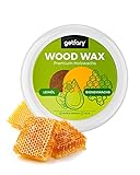 Natürliches Holzwachs farblos aus Bienenwachs & Leinöl - Premium Holzpflege für den Innen & Außenbereich