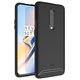 TUDIA Dual Layer Fit Kompatibel mit OnePlus 7 Pro Hülle, [Merge] Robuste Hart Doppelte Schutzschicht Schlanke Schutzhülle für OnePlus 7 Pro (Matt-schwarz)