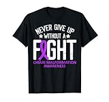Chiari Missbildung Bewusstsein ohne Kampf Purple Ribbon T-Shirt