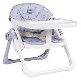 Chicco Chairy Baby Sitzerhöhung 6 Monate bis 3 Jahre (15 kg), Kinderhochstuhl, Verstellbar, Mitwachsender Baby Hochstuhl, Kompakt zu schließen und Abnehmbare Tischplatte