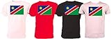 Namibia Flagge T Shirt Rugby World Cup, Grau - grau - Größe: 9-11 Jahre kinder