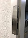Zimmertür Schließblech Reparaturschließblech Edelstahl Wohnungseingangstür 200X40X20mm