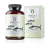 Orbisana VITAL Omega 3 Kapseln (120 Stk. x 1000 mg Fischöl) - 4-Monatspackung Omega 3 Kapseln hochdosiert ohne Zusätze und in Deutschland hergestellt | Omega 3 Fischöl Kapseln mit EPA und DHA