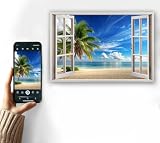 Paul Sinus Foto Fensterbild auf Leinwand viele Größen SOFORT ONLINE Upload eigenes Bild auf Canvas mit Holzrahmen - Wandbild mit Wunschmotiv - Persönliches Kunstdruck p
