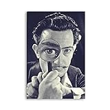 ELETOR Druck Auf Leinwand 60 * 90cm Sin Marco Schwarz-Weiß-Lustige Salvador Dalí Wandkunst, Wohnzimmer, Poster, Schlafzimmer, Dekoration, Malerei