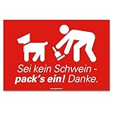 Hundekot Schild Kein Hundeklo Hinweisschild PVC 300 x 200 x 3 mm Vorgebohrt B1-Z