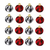 Zerodeko 36st Weihnachtskugeln Weihnachtskranz Solar Weihnachtliche Mini-kugelverzierung Weihnachtsbaum Ornamente Weihnachtsdekoration Drinnen Außenleuchten Lichterketten Baumw