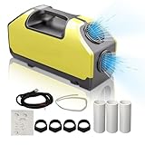 Aspligo Klimaanlagen-Zelt, 24 V, 1500 BTU, tragbar, DC Klimaanlage, Kühlung, AC 24 V, für Zelt, Transporter, Wohnwagen, Wohnwagen, LKW, Anhänger, SUV