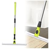 Wasserabzieher Boden, with 130cm Long Handle Abzieher Boden, Abzieher Boden Reinigt Glas,Feinstaub,Haare und Flüssigkeiten,Small:35×130