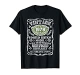 Vintage Made in 1978 Geschenk zum 44. Geburtstag, 44 Jahre alt T-Shirt