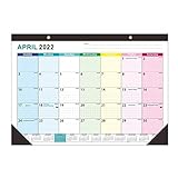 Schreibtischkalender mit Loch zum Aufhängen, 2022 Tagesplaner, Tischplaner, Haushaltsbedarf, dekoratives Papier, Tagesplaner, Zeitplaner für Zuhause, Büro, mehrfarbig