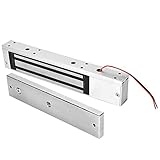 DC 12V Elektromagnetische Verriegelung 280kg Haltekraft Einzeltür Elektromagnetische Türschlösser mit LED Licht, Integrierter Elektromagnetverschluss Geeignet für Holztüren, Metalltüren, Glastü