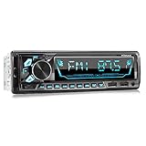 XOMAX XM-R282 Autoradio mit FM RDS, Bluetooth Freisprecheinrichtung, USB, SD, MP3, ID3, 2. USB-Anschluss mit Ladefunktion, AUX-IN, 1 DIN