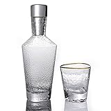 WACLT 2 stücke Set Luxus kristall Glas bleifreie Home bar Whisky dekanter Set mit 1 stück altmodisch Whisky Glas