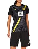 PUMA Damen BVB Away Shirt Replica WNS SS w.Sponsor New T Black, S