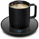 Kaffeewärmer, büro Schreibtisch Gadgets intelligenter tassenwärmer Gut als Geschenk fürs Home Office, Elektrischer Kaffeewärmer mit 2 Temperatureinstellungen, Getränkewärmer für Kaffee, Milch