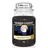 Yankee Candle Duftkerze im Glas (groß) | Midsummer's Night | Brenndauer bis zu 150 Stunden