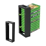 scosao Videospiel CD Storage Tower Game Holder Rack, Wandhalterung Game Box Disc Aufbewahrung Ständer PS5 Spielehalter Speichert 14 G