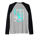 In This Family We Fight Ovarian Cancer Awareness Flagge Raglan