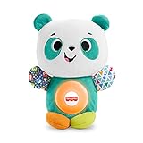 Fisher-Price GRG82 - BlinkiLinkis Panda, musikalisches Lernspielzeug aus Plüsch für Babys und Kleinkinder