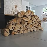 Brennholz 30 kg - 100% Buchenholz - Brennholz aus Deutschland –Ideales Brennholz – Perfektes Brennholz für eine gemütliche Raumwärme - Ideales Zubehör um Wärme im Kamin zu entfachen – Kaminholz